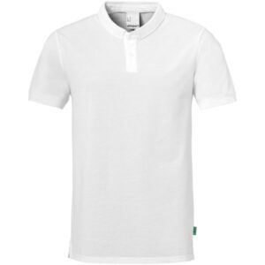 Poloshirt weiss, FCS Logo Brust