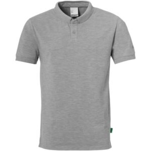 Poloshirt grau, FCS Logo Brust