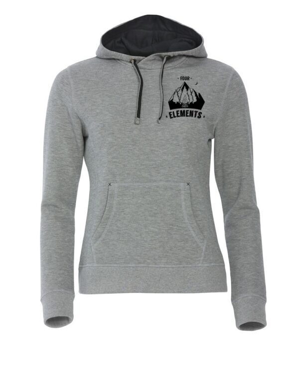 Four Elements Hoody | Damenschnitt | Kleines Logo Brust