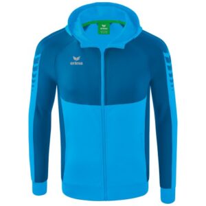 Trainingsjacke mit Kapuze Herren, Druck Vereinslogo Rücken + Sponsor Arm