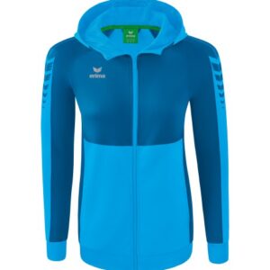 Trainingsjacke mit Kapuze Damen, Druck Vereinslogo Rücken + Sponsor Arm