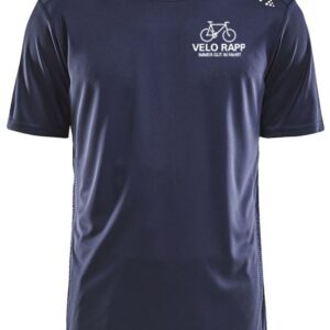 Funktions T'Shirt Damen mit Logo-Druck Brust links