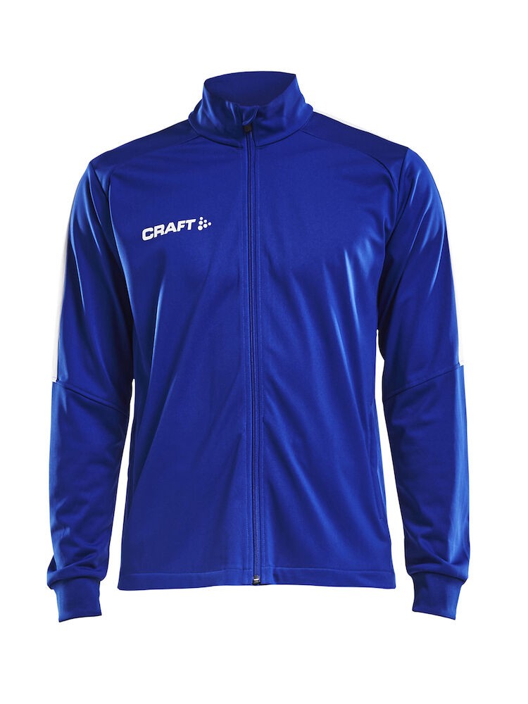 Trainerjacke Jugend Vereinsblau Druck VBC + Sponsor Brust links