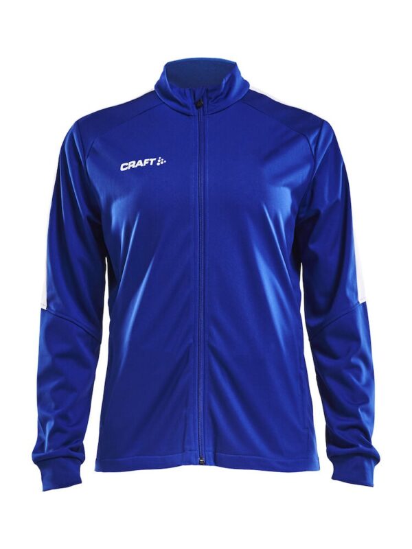 Trainerjacke Damen Vereinsblau Druck Sponsor rechts + VBC links