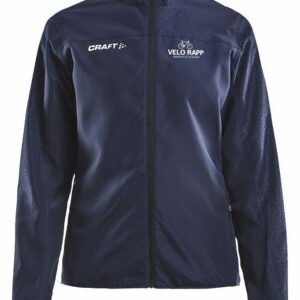 Leichte Windjacke Damen mit Logo-Druck Brust links
