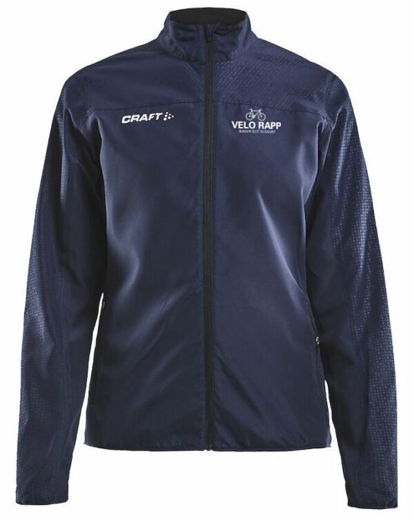 Leichte Windjacke Damen mit Logo-Druck Brust links