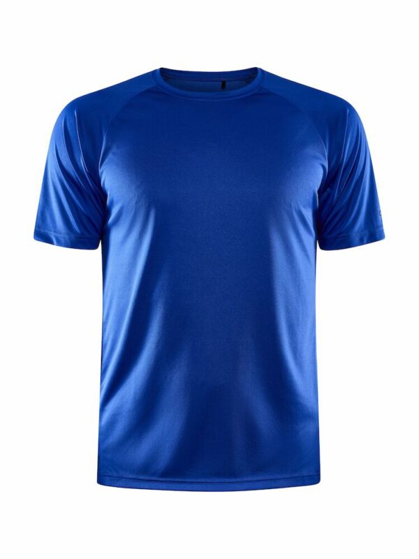 Vereinsshirt Herren Blau mit Druck VBC + Sponsor links