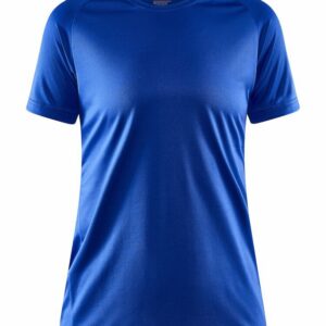 Vereinsshirt Damen Blau mit Druck VBC + Sponsor Brust links