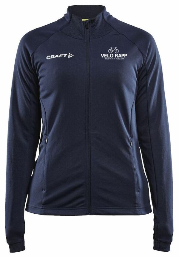 Strapazierfähige Trainerjacke Damen mit Logo-Druck Brust links