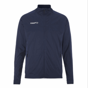 Evolve Trainerjacke Jugend Jubiläumsblau Druck VBC + Sponsor Brust links