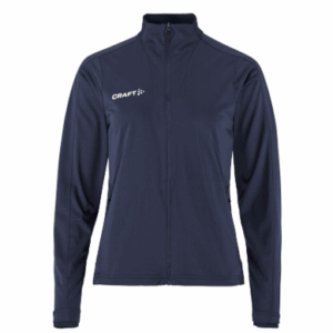 Evolve Trainerjacke Damen Jubiläumsblau Druck VBC + Sponsor Brust links