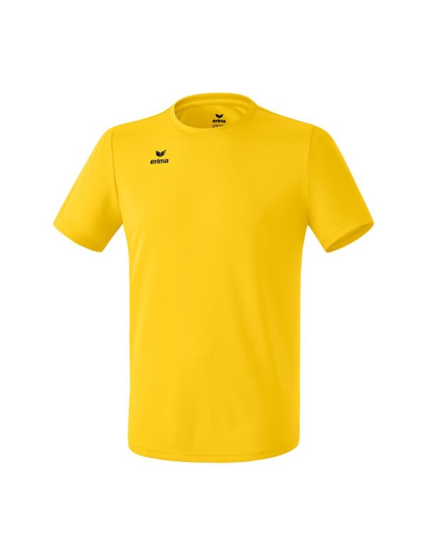 Funktionsshirt Herren Gelb mit Logoaufdruck Brust + Rücken