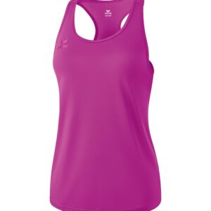 Tank Top Fuchsia mit Logoaufdruck Brust