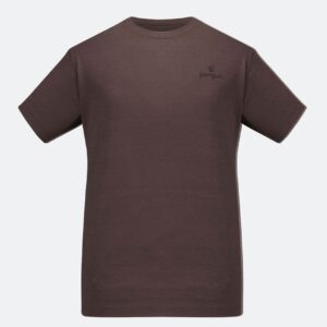 Penguin Merino T’Shirt Herren dunkelrot, Druck SCA-Logo Ärmel links + Rückenaufdruck