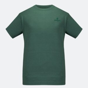 Penguin Merino T’Shirt Herren grün, Druck SCA-Logo Ärmel links + Rückenaufdruck