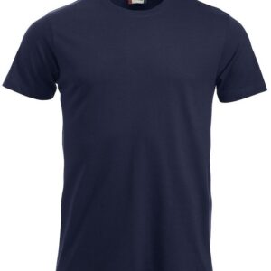 Baumwoll T’Shirt Herren dunkelblau, Druck SCA-Logo Ärmel links + Rückenaufdruck