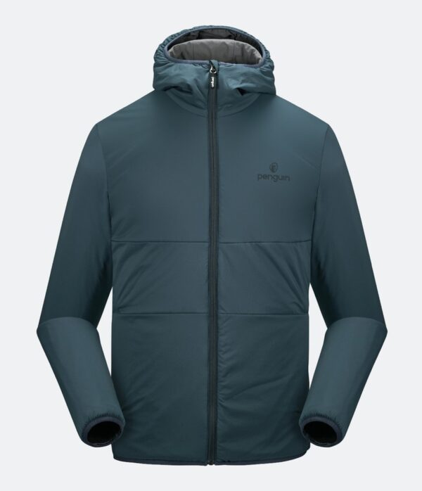 Penguin Isolationsjacke Herren dunkelblau, Druck SCA-Logo Ärmel links