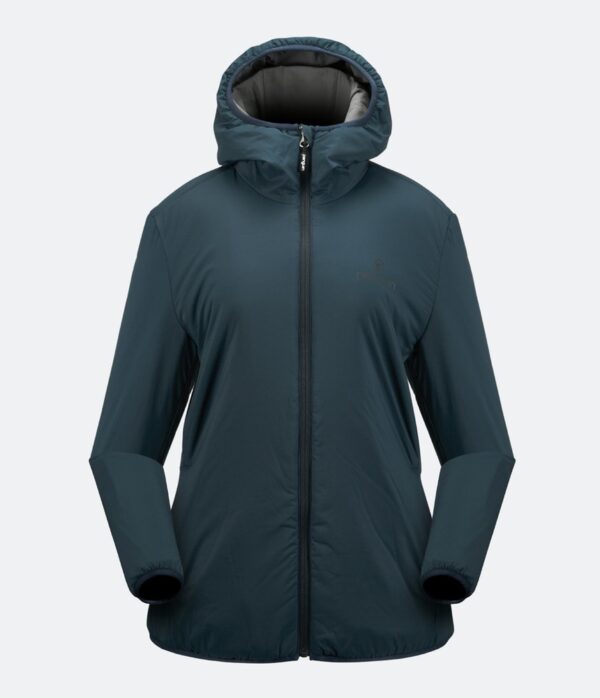 Penguin Isolationsjacke Damen dunkelblau, Druck SCA-Logo Ärmel links