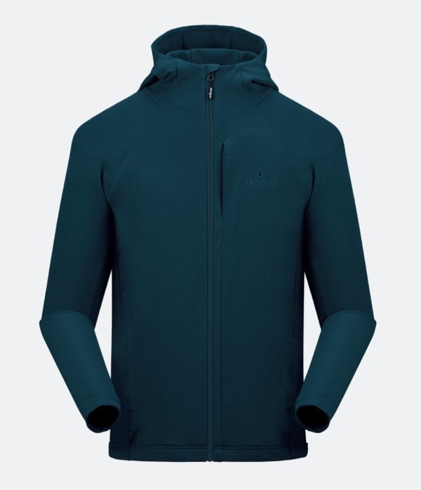 Penguin Fleece Herren dunkelblau, Druck SCA-Logo Ärmel links