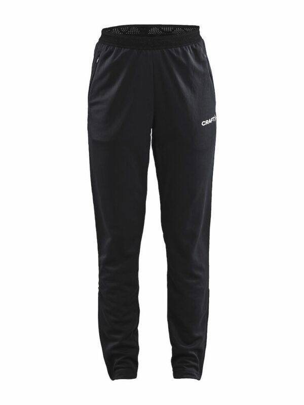 Trainerhose Damen mit Logodruck Hosenbein rechts
