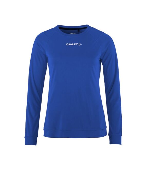 Rush 2.0 LS Tee Women mit LVL Logo Brust links + Sponsor rechts