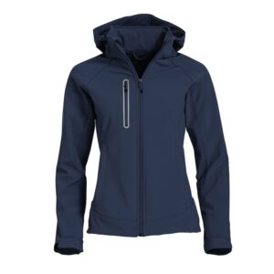 Clique Softshelljacke Men Einfarbendruck klein Ärmel + Mehrfarbendruck klein Brust