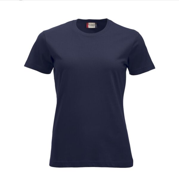 Baumwoll T'Shirt Women, 100% Baumwolle 160g/m2, ink. Mehrfarbendruck Brust klein und Einfarbendruck Rücken gross