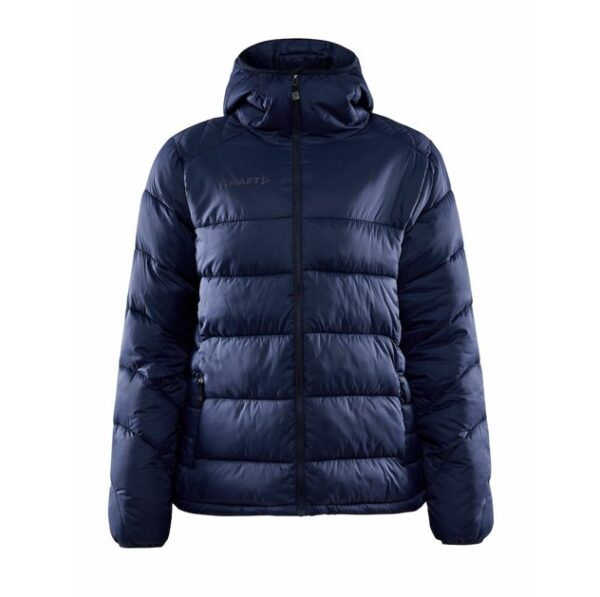 Craft Core Explore Isolate Jacket Women Marine, Druck trail-run-Logo einfarbig auf der Brust