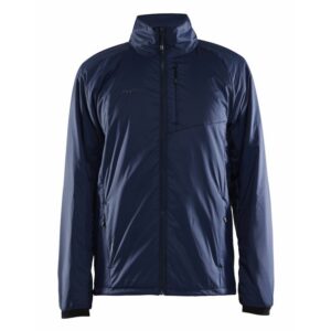 Craft Core Light Padded Jacke Men Marine, Druck trail-run-Logo einfarbig auf der Brust