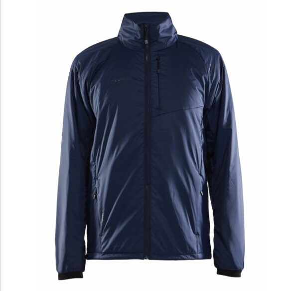 Craft Core Light Padded Jacke Men Marine, Druck trail-run-Logo einfarbig auf der Brust
