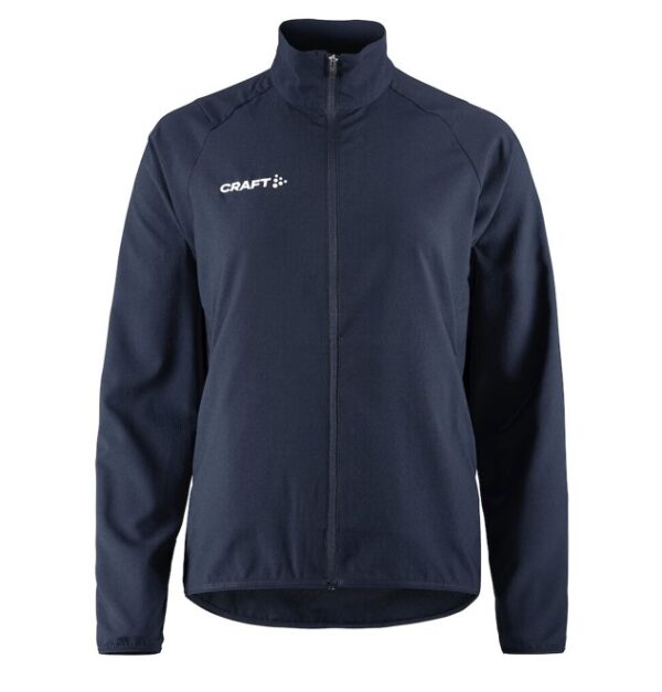 Craft Rush 2.0 Jacket Women Marine, Druck trail-run-Logo einfarbig auf der Brust + Rücken