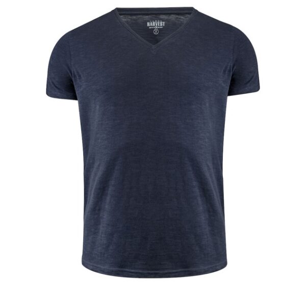 Whailford Tee Men Marine, Druck trail-run-Logo einfarbig  auf der Brust