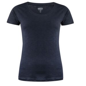 Twoville Tee Women Marine, Druck trail-run-Logo einfarbig  auf der Brust (Kopie)