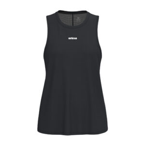 Tanktop Function Damenschnitt schwarz mit Druck TVA Rücken