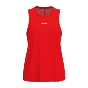 Tanktop Function Damenschnitt rot mit Druck TVA Rücken