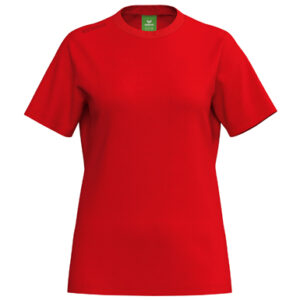 Teamsport Shirt Damenschnitt rot mit Druck TVA Brust