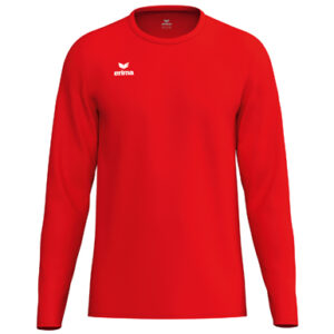 Longsleeve unisex rot mit Druck TVA Brust/Rücken