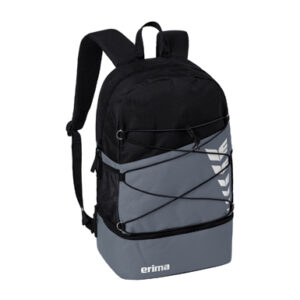 Rucksack Six Wings mit Bodenfach schwarz/grau mit TVA Logo front